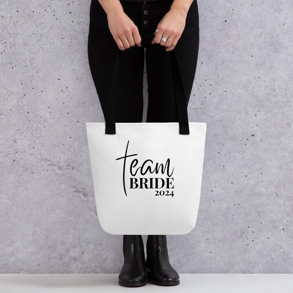 Team Bride Totes, Bride Squad Bag, Personalized Bridesmaids Bag