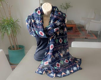 Christmas scarf for her Christmas pashmina for woman shawl scarf gift for lady men autumn scarf unisex shawl Holiday design wrap scarf gift