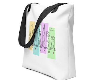 New York Tote Bag, Shopping Bag, New York Gift, Welcome to New York Tote Bag, Trendy Tote Bag, Comfort Colors