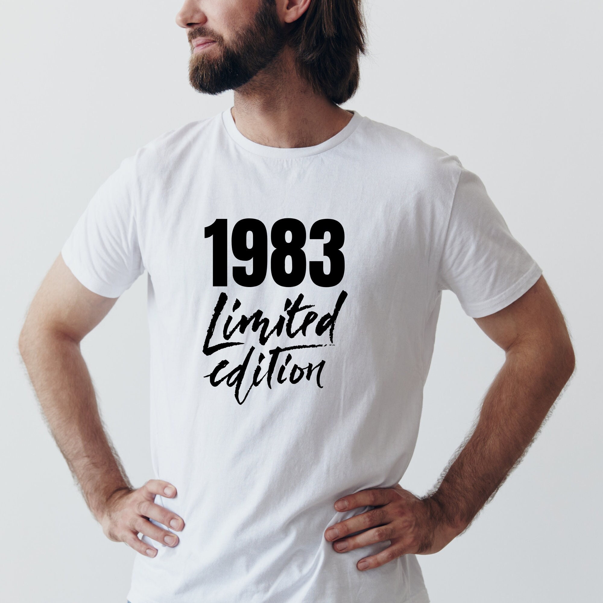 Limited Edition 1983 Birthday T-Shirt - Classic Vintage Unisex Tee For 1983 Born Men & Women
