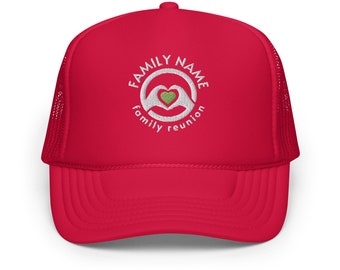 Trucker hat for family reunion cap Customized Family Reunion Hat Gift for Family Reunion Cap with Embroidered Family Name Hat Minimalist hat