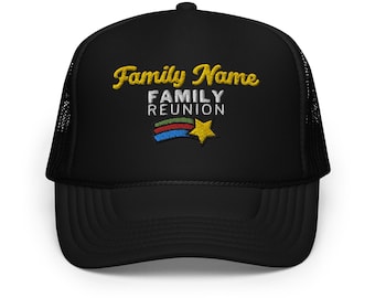 Family reunion trucker hat Customized Family Reunion cap Gift 2024 Family Vacation Retro Cap with Custom Embroidered Family with Name Hat