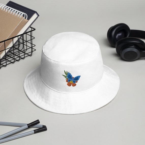 Colorful Butterfly Hat Minimalist Design Butterfly Bucket Hat Gift