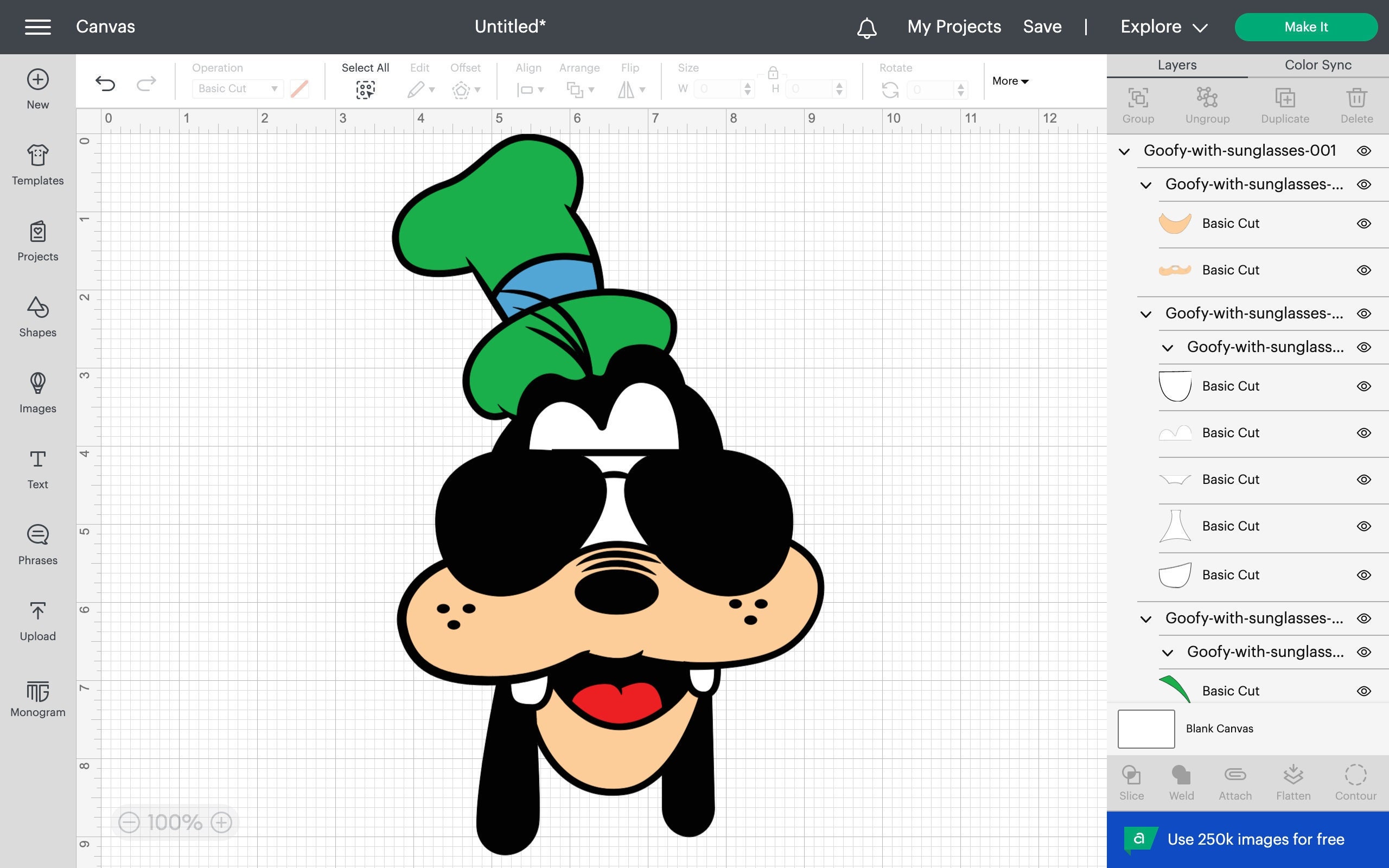 Goofy With Sunglasses SVG Mouse SVG PNG Instant Download Etsy