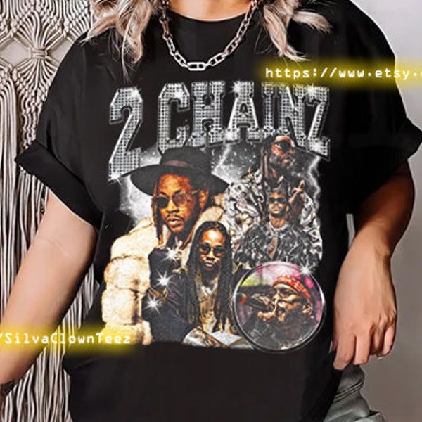 2 chainz shirt, Rapper T-Shirt, Hip Hop T-Shirt, Vintage Rapper T-Shirt, Vintage T-Shirt