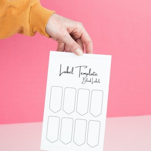 Name Tags Canva Template | Digital Download