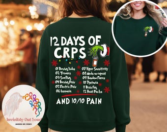 12 Days of CRPS-sweater: grappig Grinch Spoonie-kerstcadeau