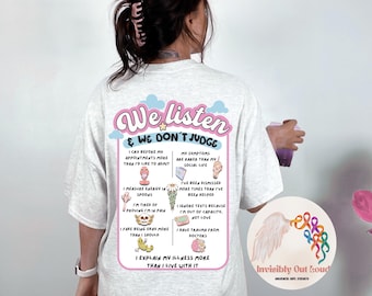 Chronische Krankheitsbewusstsein Shirt: unsichtbare Krankheit psychische Gesundheit Advocity Tee