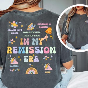In My Remission Era T-Shirt: Pastel Mental Health Warrior Gift