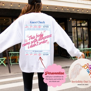 Personalized Chronic Illness Sweatshirt: Spoonie Flare Day Gift