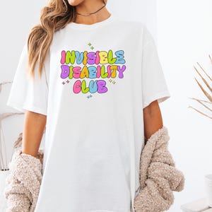 Colorful Spoonie Shirt for Chronic Illness & Disability Pride, Chronic Pain, Invisible Disability Club