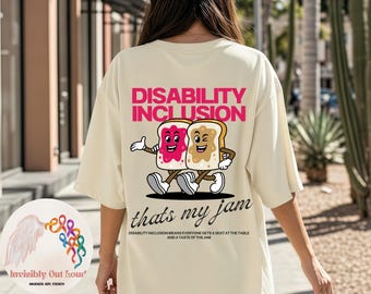 Camiseta de inclusão para deficientes: "Essa é minha praia" - Spoonie Awareness Wear