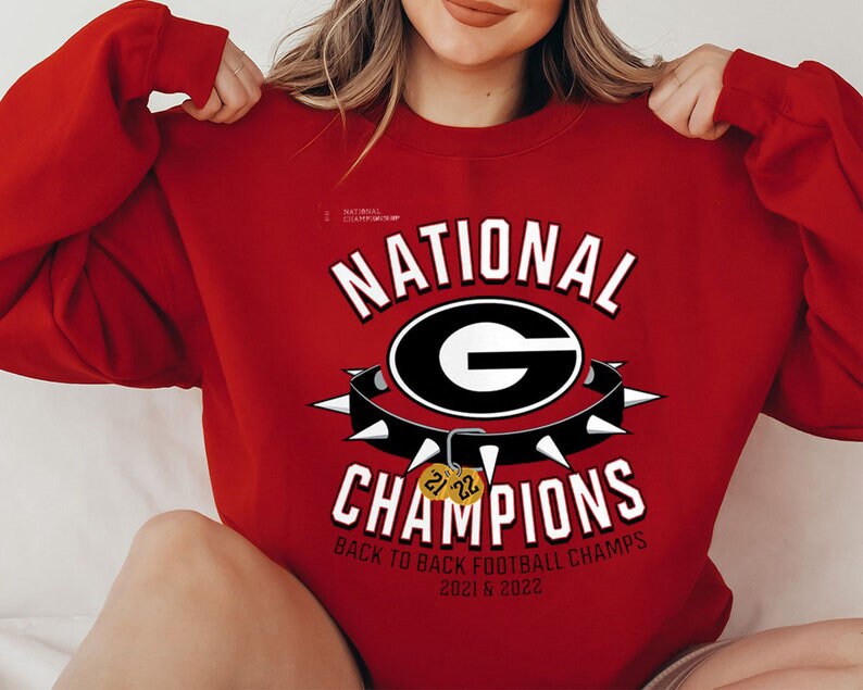 Discover National Champions Back To Back Championship Sweatshirt