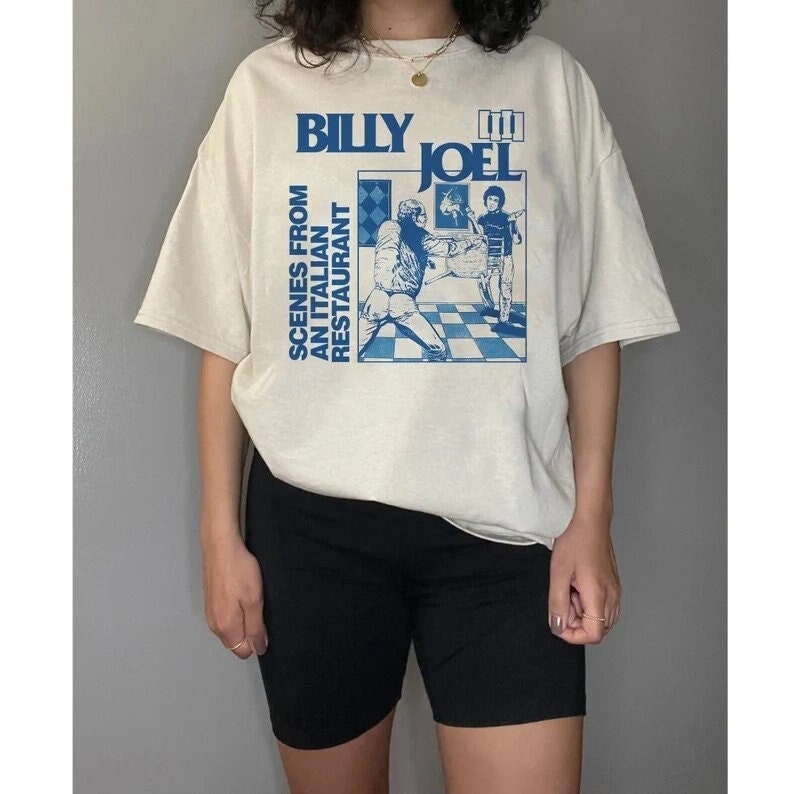 Discover Billy Joel Vintage Shirt, Billy Joel Glass Houses Shirt, Billy Joel Tour Shirt, Rock Pop Fan Gifts