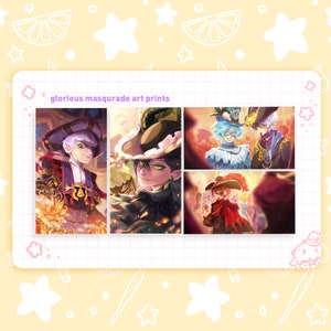 Glorious Masquerade Art Prints | Twisted Wonderland