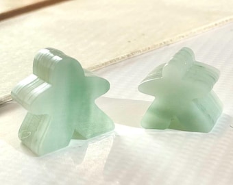Meeple Set, "Emerald cloud", Unique, high-quality, Custom Design