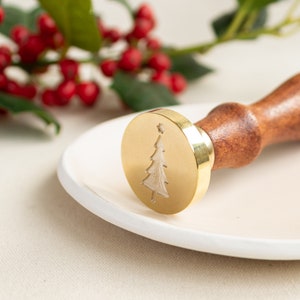 Christmas Tree Wax Stamp
