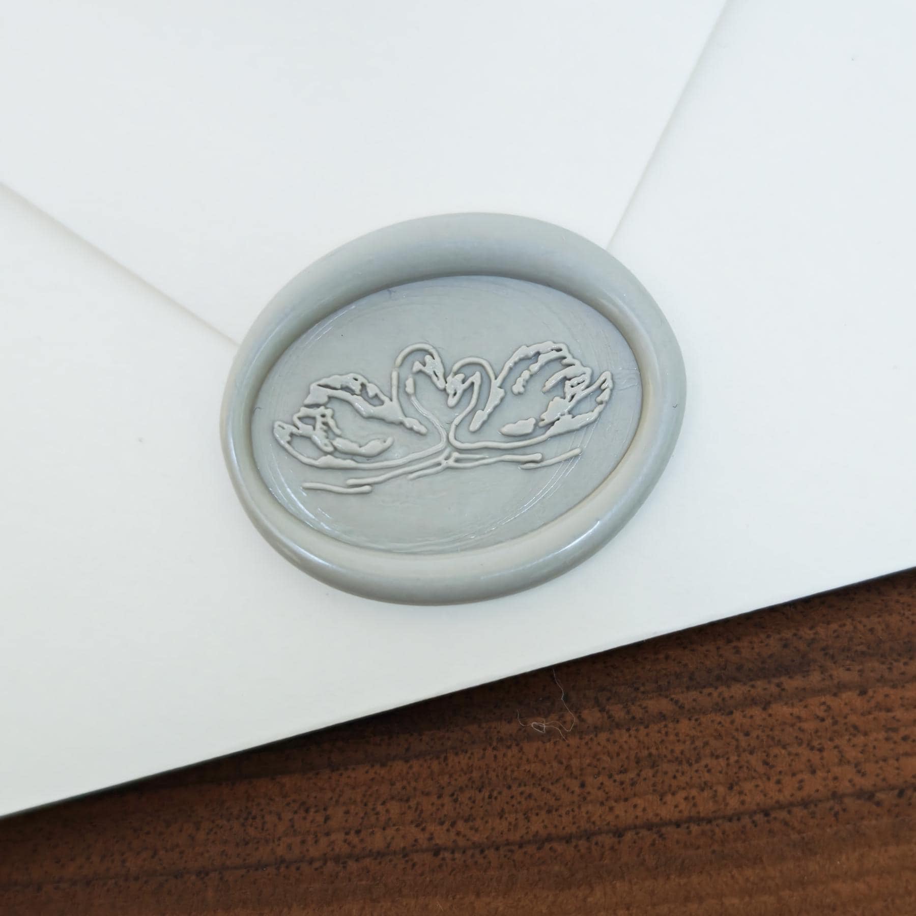 Wax seal stamp swan - Etsy 日本, image size:1800x1800