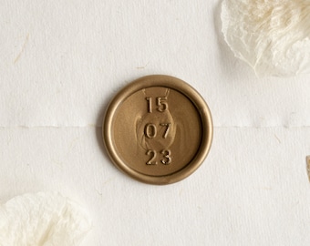 Personalized Date Self Adhesive Wax Seals