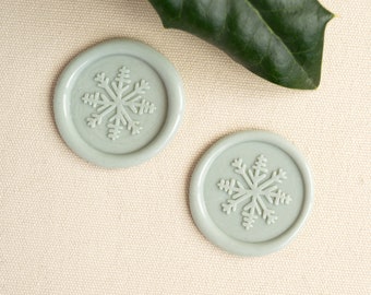 Snowflake Self Adhesive Wax Seals