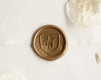 Personalized Atena Monogram Self Adhesive Wax Seals