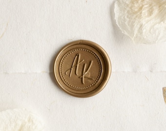 Personalized Elena Monogram Self Adhesive Wax Seals