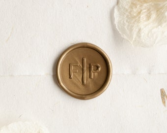 Personalized Moderna Monogram Self Adhesive Wax Seals