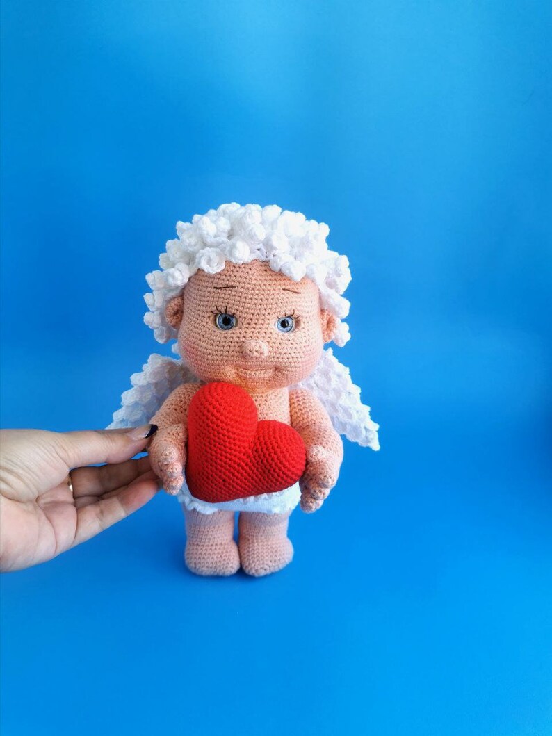 Crochet Angel Crochet Doll Angel Wings Cute Angel Etsy