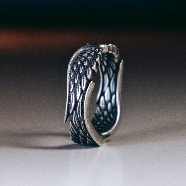 Angel Wings Ring Etsy