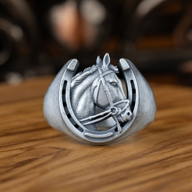 Mens Horseshoe Ring - Etsy