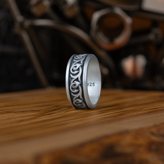 Anello Con Nodo Celtico Per Uomo O Donna, Fascia Gotica Con Infinito Fatta A Mano, Gioiello Vichingo Per Tutti I Giorni, Regalo Per Il Migliore Amico - Italia