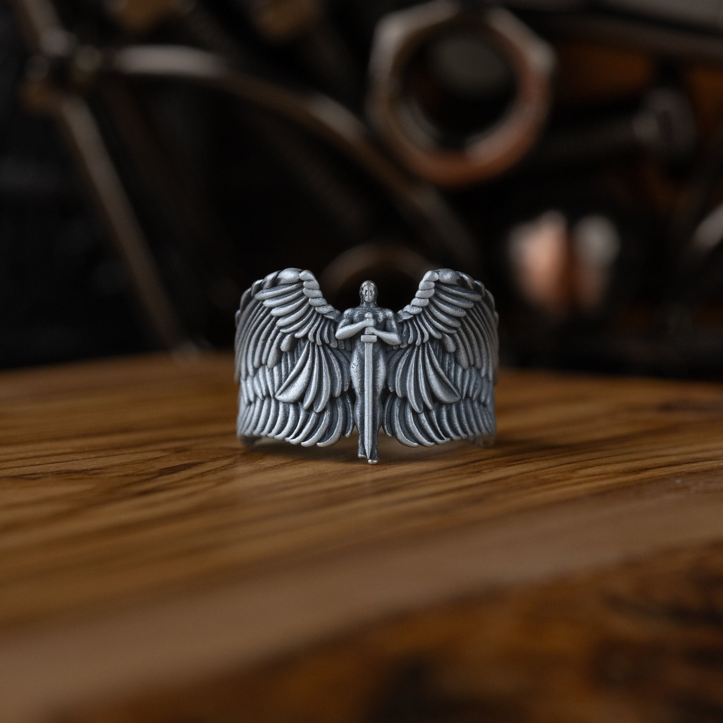 大天使ミカエルの特別なリング、聖ミカエルの信仰のリング、宗教的な 