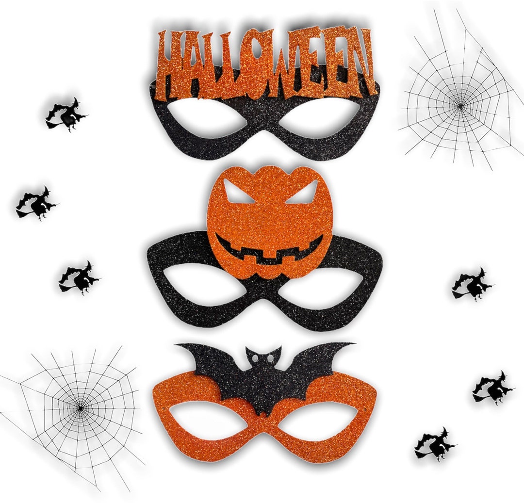Halloween Eye Masks Party Eyes Mask Rubber Drawstring Eye Etsy