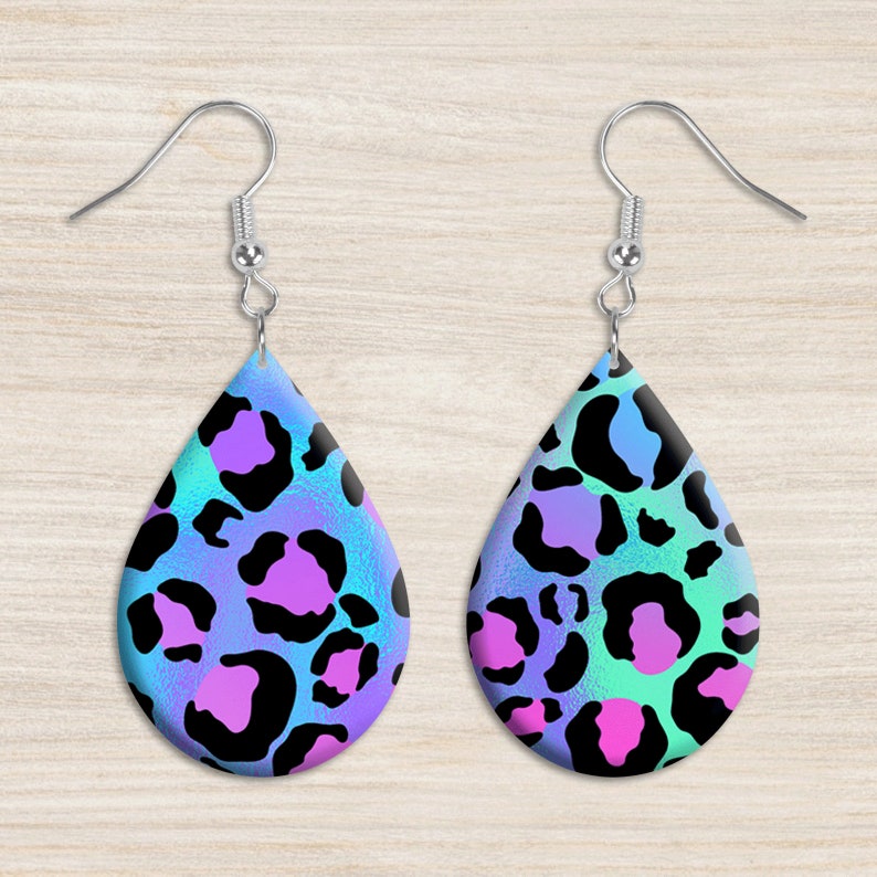 Teardrop Earring Sublimation CANVA Template, Sublimation Earring Template Svg, Earring Template For Sublimation image 7