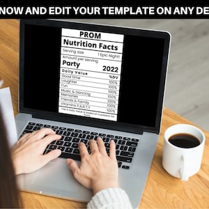Nutrition Facts Template, Nutrition Facts PNG, Birthday Nutrition Facts Template, Nutrition facts SVG, Nutrition Facts Mug, Nutrition Facts image 6
