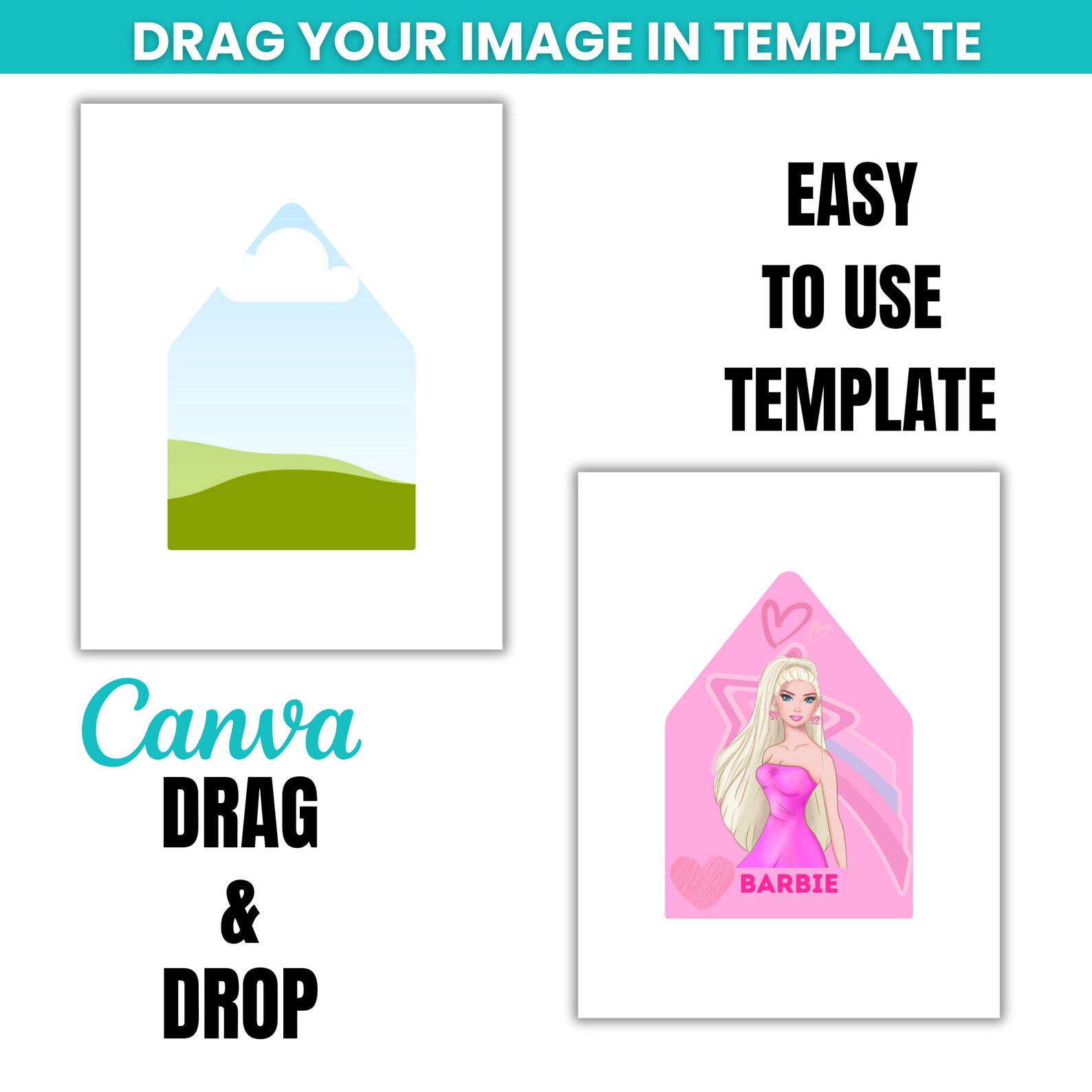 A7 Envelope Liner Template Euro Flap, Printable (PNG, SVG, PDF) Etsy