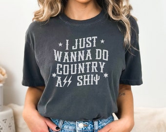 Western Comfort Colors shirt Country Festival tshirt for country concert Country song Wallen Rodeo tshirt Gift for country music lover
