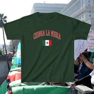 Chinga La Migra Baby Tee ICE Protest Top Mexican Pride Shirt Anti Trump Baby Tee Anti ice tshirt Chinga Tu Migra Tee Hispanic Owned Shop FDT