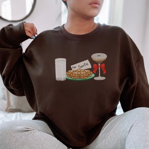 Christmas Espresso Martini Sweatshirt Holiday Cocktail Crewneck Espresso Martini Sweater Tini Time Pullover Funny Christmas Sweater