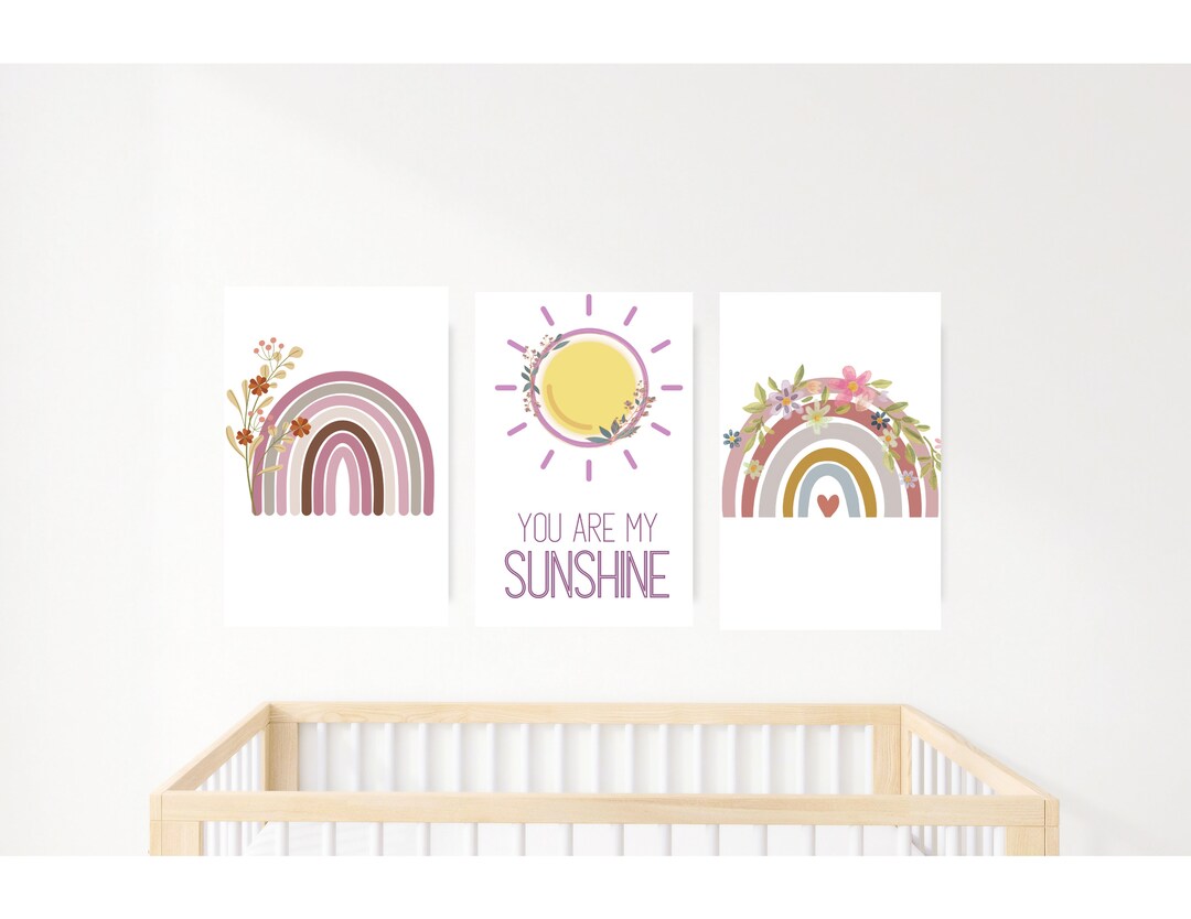 Nursery Wall Decor/rainbow - Etsy