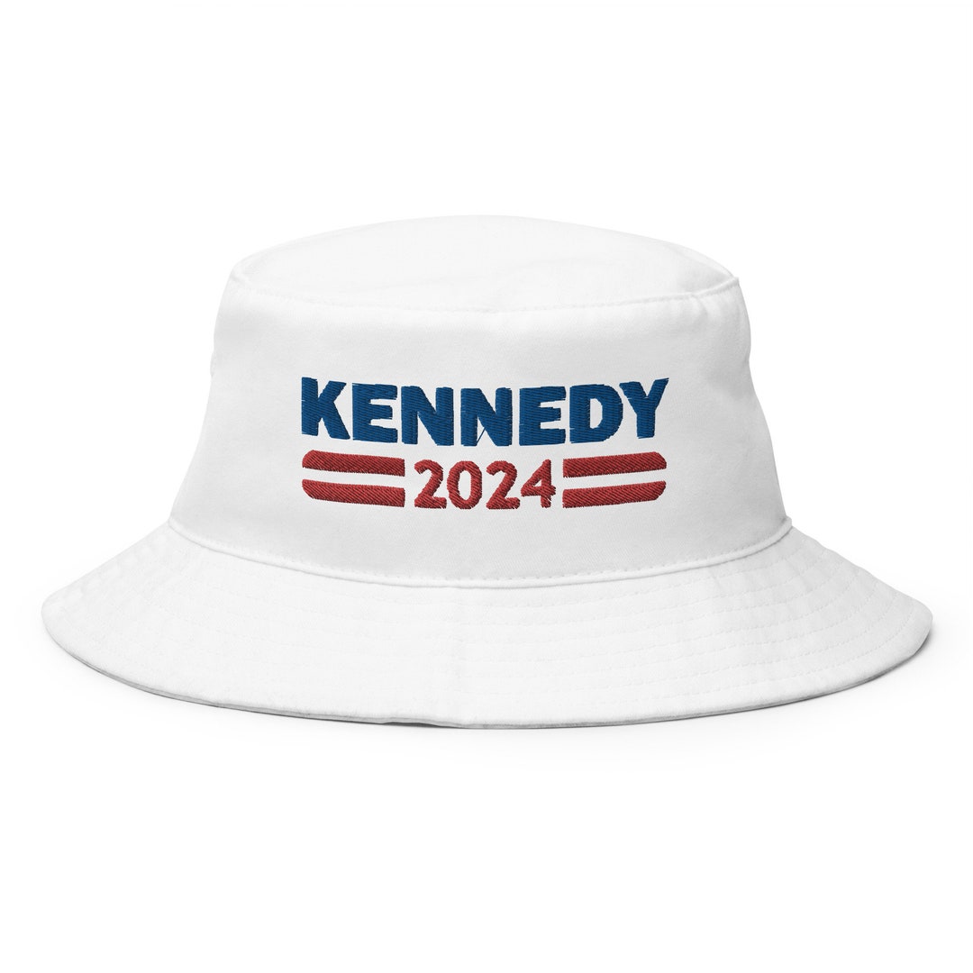RFK JR 2024 Bucket Hat Kennedy 2024 Embroidered Cotton Twill Etsy