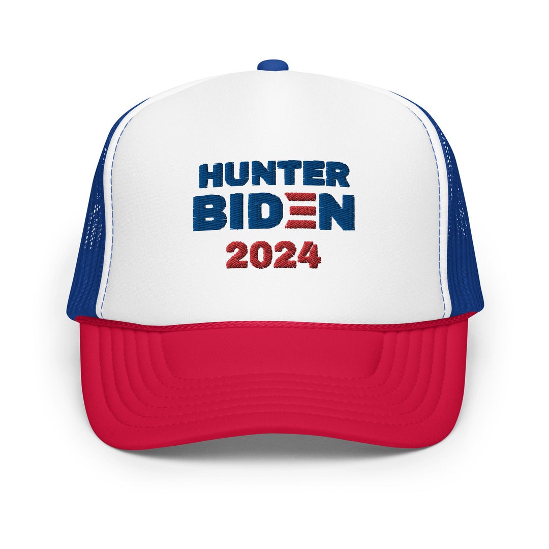 Hunter Biden 2024 Hat, Embroidered Adjustable Trucker Hat, Funny
