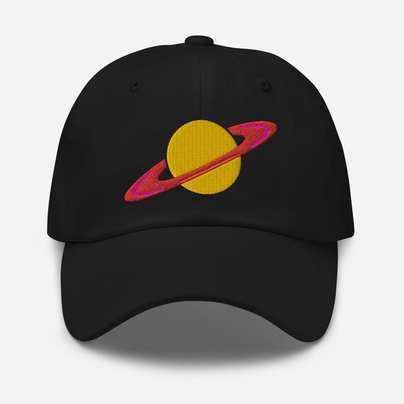Saturn Planet Embroidered Dad Hat Saturn Hat Outer Space - Etsy