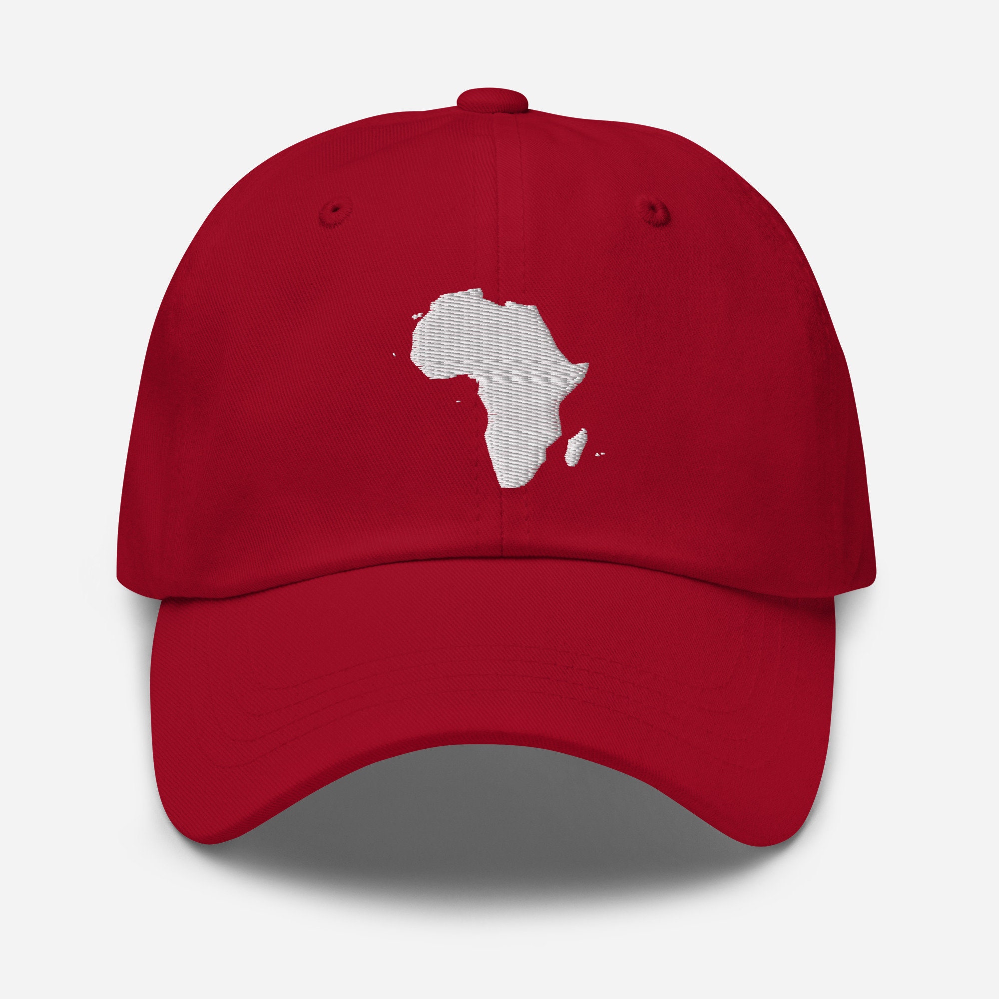 Trendy Apparel Shop Africa Map Outline Embroidered Dad Hat - 100% Cotton Twill, Adjustable, One Size - View #11