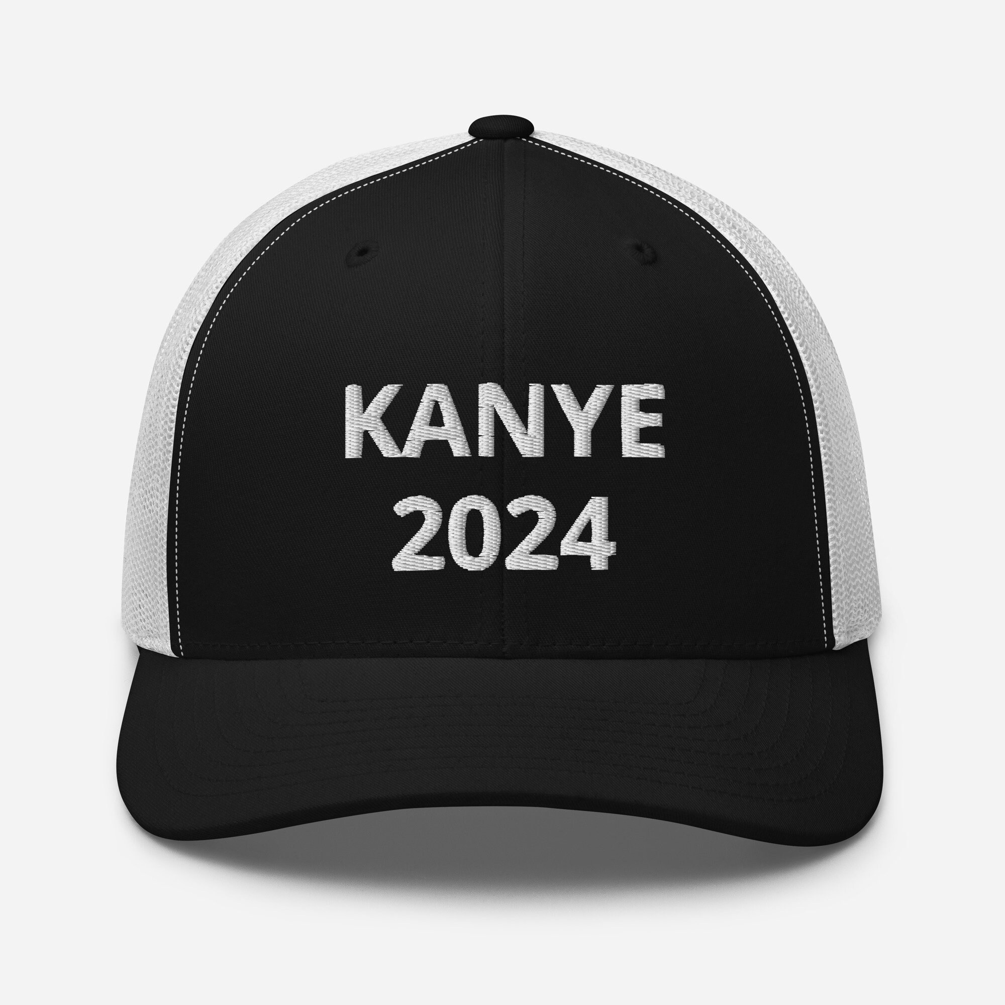 Kanye 2024 Embroidered Trucker Hat Ye 2024 Hat Kanye for Etsy
