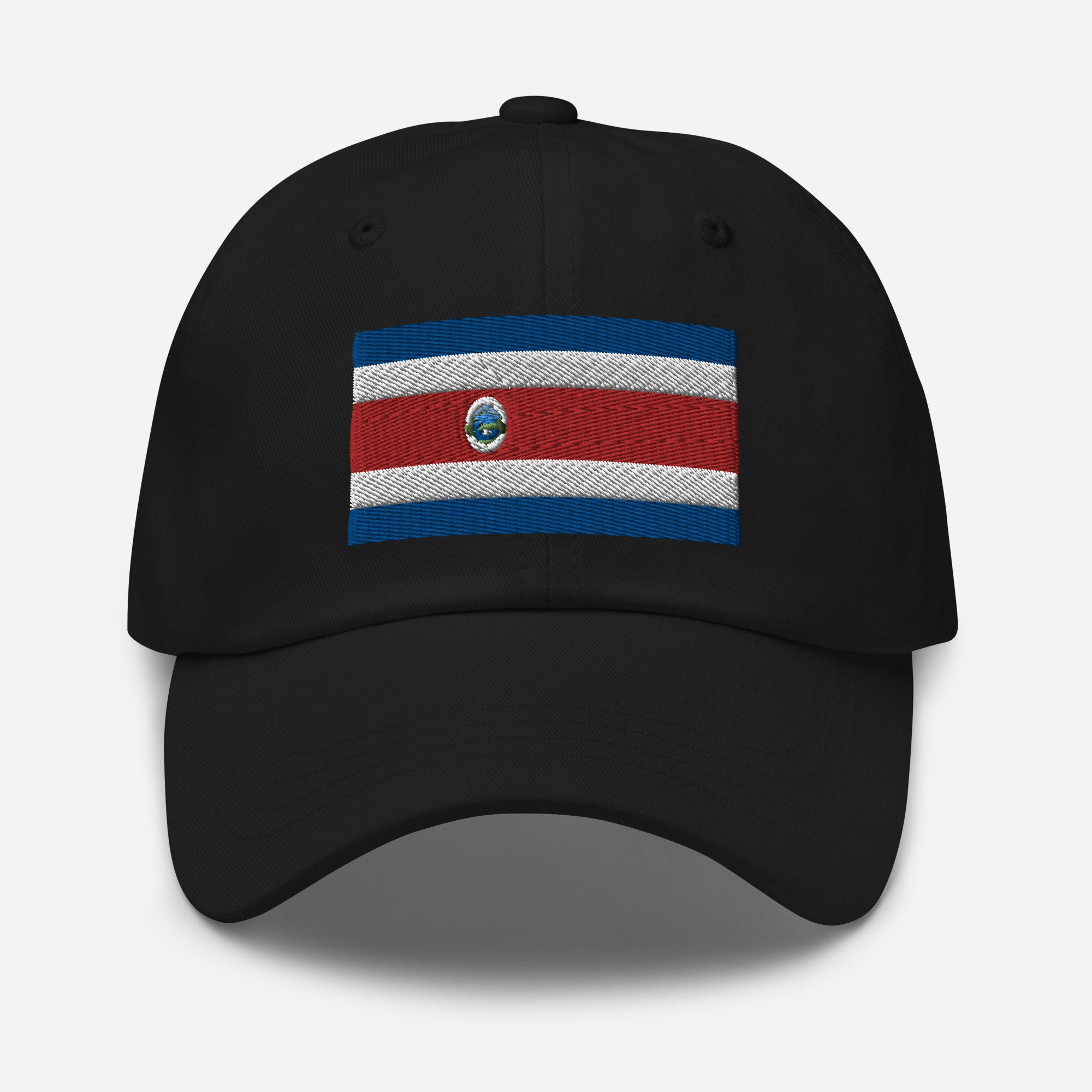 Costa Rica Hat Costa Rican Flag Embroidered Cap Costa Rica Etsy
