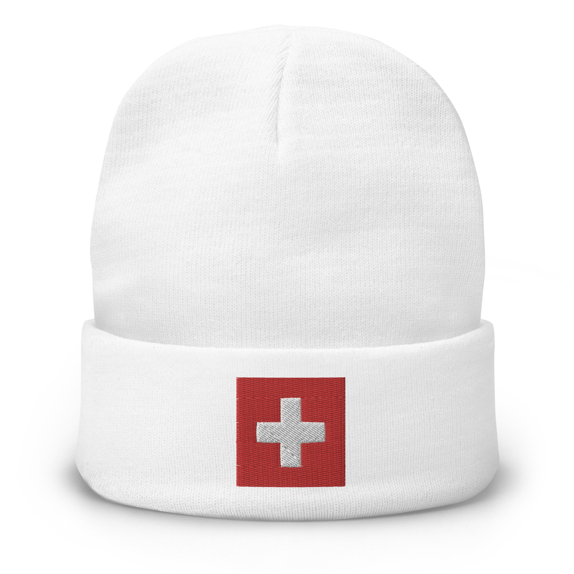 Schweiz Flagge bestickt Beanie Schweizer Mütze Schweiz - Etsy Österreich