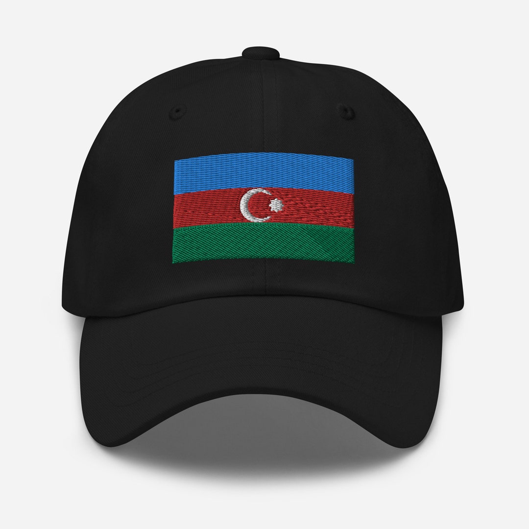 Azerbaijan Hat, Azerbaijan Flag Embroidered Baseball Cap, Azerbaijan ...