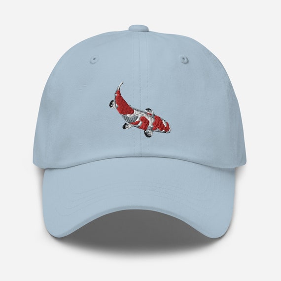 Japanese Koi Fish Hat, Koi Fish Embroidered Baseball Cap, Adjustable Dad Hat,  Unstructured Six Panel Cap, Multiple Colors -  Canada
