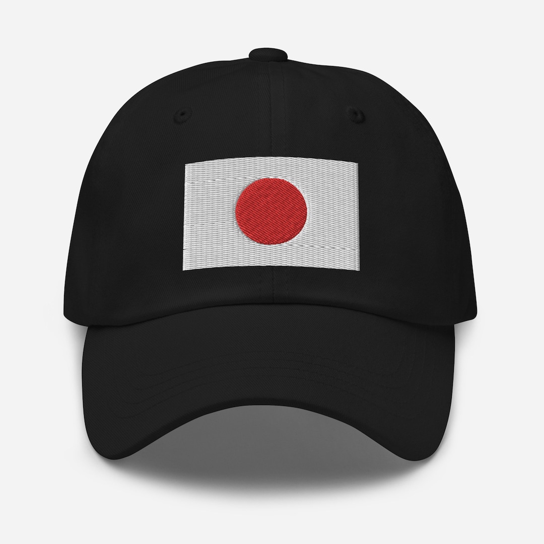 Japan Flag Embroidered Hat Japan Hat Japan Soccer World Cup Etsy